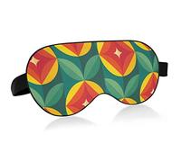 Fruits and Leaves Nature Sleep Eye Mask, Sleeping Mask & Blindfold con diadema elástica Soft Comfort Eyeshade Sleep Cover para Travel Yoga Nap