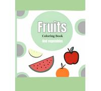 Fruits and vegetables coloring book for kids
