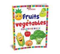 Fruits And Vegetables Colouring Book
