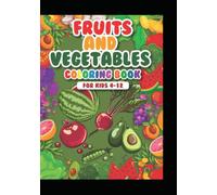 Fruits and Vegetables Colouring Book for kids