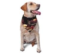 Fruits and Wines - Babero triangular suave y transpirable para mascotas, para perros y gatos, a la moda, babero de alimentación para el hogar y al aire libre, bandana para mascotas
