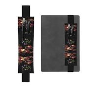 Fruits and Wines - Soporte ajustable de cuero para bolígrafos, cuadernos, calendarios, tableta, banda elástica, marcapáginas y soporte para lápices