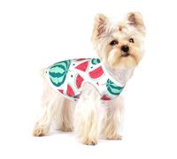 Fruits - Camiseta de algodón para perros pequeños, suave y transpirable, sin mangas, para cachorros, gatos y chihuahua