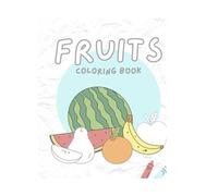 fruits colouring book