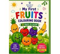 Fruits colouring book