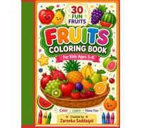 Fruits Colouring Book For Kids