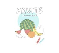 Fruits colouring book for kids