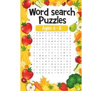 Fruits & Veggie Word Search book for Kids Ages 4-8: 50+ Easy puzzles | with different types of fruits and vegetables