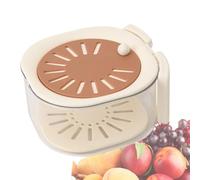 Fruits Wash Basket | Vegetables Washing Drain Baskets | Easy Operating Cute Fruit Washing Bowl With Strainer, Effortless Multifunctional Fruits Wash Basket For Cleaning, Draining, And Storage