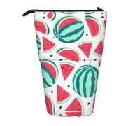 Fruits Watermelon - Estuche vertical retráctil para lápices, caja organizadora de oficina para adultos