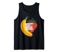 Fruity Ally LGBTQ Pride Month Apoya a tus amigos afrutados Camiseta sin Mangas