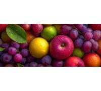 Fruta 5D Diamond Painting, Uva Diamond Painting Adultos, DIY Cuadro Diamante Accesorios, 5D Dibujos con Diamantes Art Kit Manualidades Adultos, Regalo Mujer, Primavera Decoracion Hogar, 90x40cm 5-8126