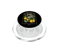 Fruta botánica de Verano Squeeze The Day Vintage Lemon Bee PopSockets PopGrip para MagSafe