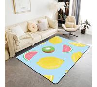 Fruta De Dibujos Animados 3D Impreso Moquetas Antideslizante Alfombra Área,3D Ilusión Óptica Alfombras Suave Franela Alfombra De Suelo Salón Dormitorio Throw Runner Rugs Perfil Bajo Alf /3953185197621