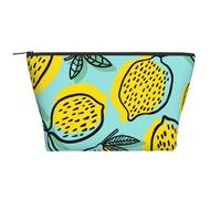Fruta De Limón Amarillo Abucaky, Bolsa de artículos de tocador Bolsa de Maquillaje Bolsa de cosméticos Bolsa de artículos de tocador de Viaje portátil