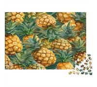Fruta de piña Puzzles 1000 Piezas De Cartón Grueso Puzle Clásico Anti Estrés Adultos para Actividad para Sobremesa como Regalo Original 52x38cm/1000pcs