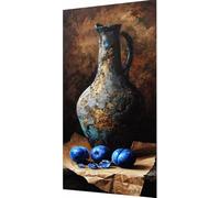 Fruta Diamond Painting Kit Completo, 5D Diamond Painting Florero Pintura Diamante Adultos, DIY Strass Bordado de Punto de Cruz Puzzle Pintura Diamante pour Decoración Pared Hogar 40x80cm p2-lz33