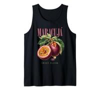 Fruta orgánica botánica del Sabor Dulce de la Fruta de la pasión Vintage Camiseta sin Mangas