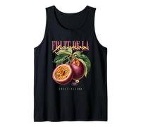 Fruta orgánica botánica del Sabor Dulce de la Fruta de la pasión Vintage Camiseta sin Mangas