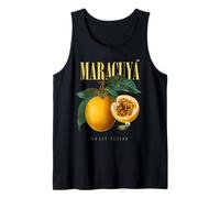 Fruta orgánica botánica del Sabor Dulce de la Fruta de la pasión Vintage Camiseta sin Mangas