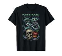 Fruta Prohibida Original Pecado Serpiente Cráneo Camiseta