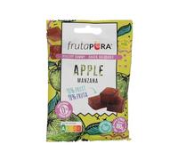 FRUTA PURA Manzana 32g - Snack en dados con textura blanda tipo gominola - 98% fruta real - Sin azúcares añadidos - Vegano - Sin gluten - Equivale a 200g de fruta - Natural y delicioso para llevar