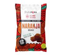 FRUTA PURA Naranja 32g - Snack saludable tipo gominola - 98% fruta real - Sin azúcares añadidos - Vegano - Sin gluten - Inspirado en la Selección Española - Natural y delicioso para llevar
