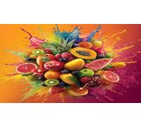 Fruta Rompecabezas Imposible,desafío para Adultos Entretenimiento Creativo 1000 Piezas Obra de Arte de Juego de para Adultos y Niños a Partir de 12 Años 75x50cm/1000pcs