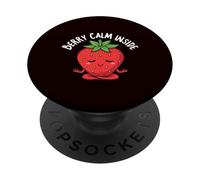 Frutas - Berry Calm Inside PopSockets PopGrip Adhesivo