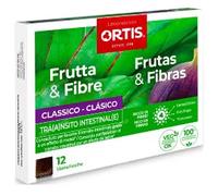 Frutas & Fibras Clásico, Complemento para el Tránsito Intestinal, 12 Cubos