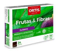 Frutas & Fibras Clásico, Tránsito Intestinal, Formato Cubos, 24 Unidades