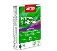 Frutas & Fibras Clásico, Tránsito Intestinal, Rico en Fibras, 30 Comprimidos