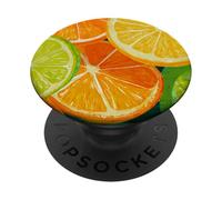 Frutas | Naranjas, Limones, Limones PopSockets PopGrip Adhesivo