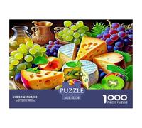 Frutas Rompecabezas 1000 Piezas para Adultos Y Niños Alimentos Desafío Intelectual Aliviar Estrés Uegos De Entretenimiento para Toda La Familia 52x38cm/1000pcs