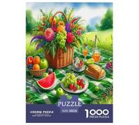 Frutas Rompecabezas Imposible,desafío for Adults Entretenimiento Creativo 1000 Piezas Obra De Arte De Juego De para Adultos Y Niños 38x26cm/1000pcs