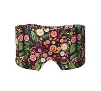 Frutas y verduras vivas veganas Imprimir,Máscara para ojos con bloqueo de luz y protección ocular completa para dormir, orejeras y ojos.