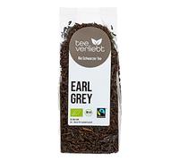 FRUTEG Blacktee orgánico Earl Grey 100 g | Té negro conde negro suelto | Té del desayuno inglés clásico con aceite de bergamott | Fairtrade Standard | Té negro bio suelto 100g