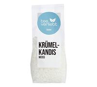 FRUTEG Candi Sugar White Fine | 5x 250g Sandis de azúcar blanca fina - en bolsa actual transparente | Crackling Tea Azúcar - No solo para el té de Friesen Este | Blanco Menor Kluntje Kandis 5x 250 g