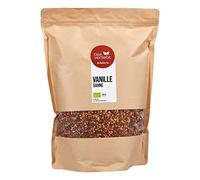 FRUTEG Crema de vainilla de té orgánico Rooibos sueltos 1000 g | Té de arbusto rojo perdedor | Redondeado por piezas de vainilla noble | De la agricultura orgánica certificada | 1 kilogramo