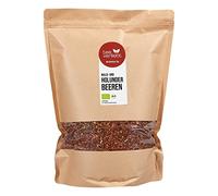 FRUTEG Forestal de té de Rooibos orgánico y Bienes Elderberries 1000 g | Té de arbusto rojo perdedor - cafeína libre | Bayas frutales y Picante Roibusch | 1 kilogramo
