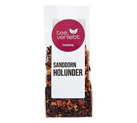 FRUTEG Mandrel de arena de té de frutas perdedores con elderberries 100 g | Té de fruta suelto | Fine Herber Taste of Tea mezcla con manzana y hibisco | Té suelto 100g