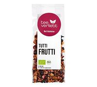 FRUTEG Perdedor Fruit Tea Tutti I Frutti 100 g | Té de fruta suelto | Sabrosa composición de la mezcla de té con bayas salvajes y sabor de albaricoque | Té de fruta suelta 100g