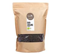 FRUTEG Té Darjeeling Bio Second Flush 1000 G | Perdedor bio darjeeling té ftgfop1 de la India | Té negro orgánico liviano con aroma a cuerpo completo | Té negro bio lotes 1 kg