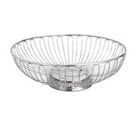 Frutero de alambre Bowl 90 x 255 mm inoxidable acero cocina Dish para frutas y pan