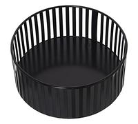 FRUTERO REDONDO METAL NEGRO °22X9CM