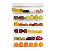 Frutero y verdulero de cocina moderno de pared FRUITWALL. Gran diseño. Mucha capacidad. Sin rendijas ni recovecos, muy limpio. La fruta no se aplasta. Ahorra espacio en tu cocina. Envío GRATIS
