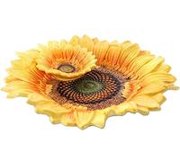 Fruteros Bandeja de frutas Cesta de frutas Pastoral europea Flor del sol Frutero de cerámica Girasol Frutero Multifuncional Frutero Mesa de café Cesta de frutas