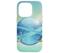 Frutiger Aero y2k Aesthetic Palm Trees Cyber Beach World Carcasa para iPhone 14 Pro
