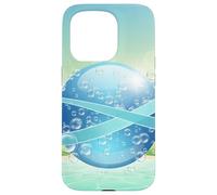 Frutiger Aero y2k Aesthetic Palm Trees Cyber Beach World Carcasa para iPhone 15 Pro