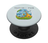 Frutiger Aero Y2K Moda Tendencias Declaración Pieza Tech Orbite PopSockets PopGrip Adhesivo